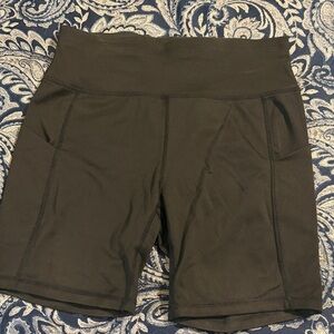 Women's Black High-Waisted Shorts